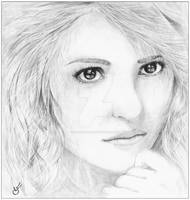 Blonde-Semi-Profil by loic-drawing