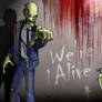 We're Alive Zombie Art