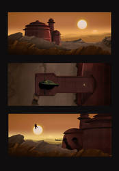Screenshots Taken from my Boba Fett Animated short
