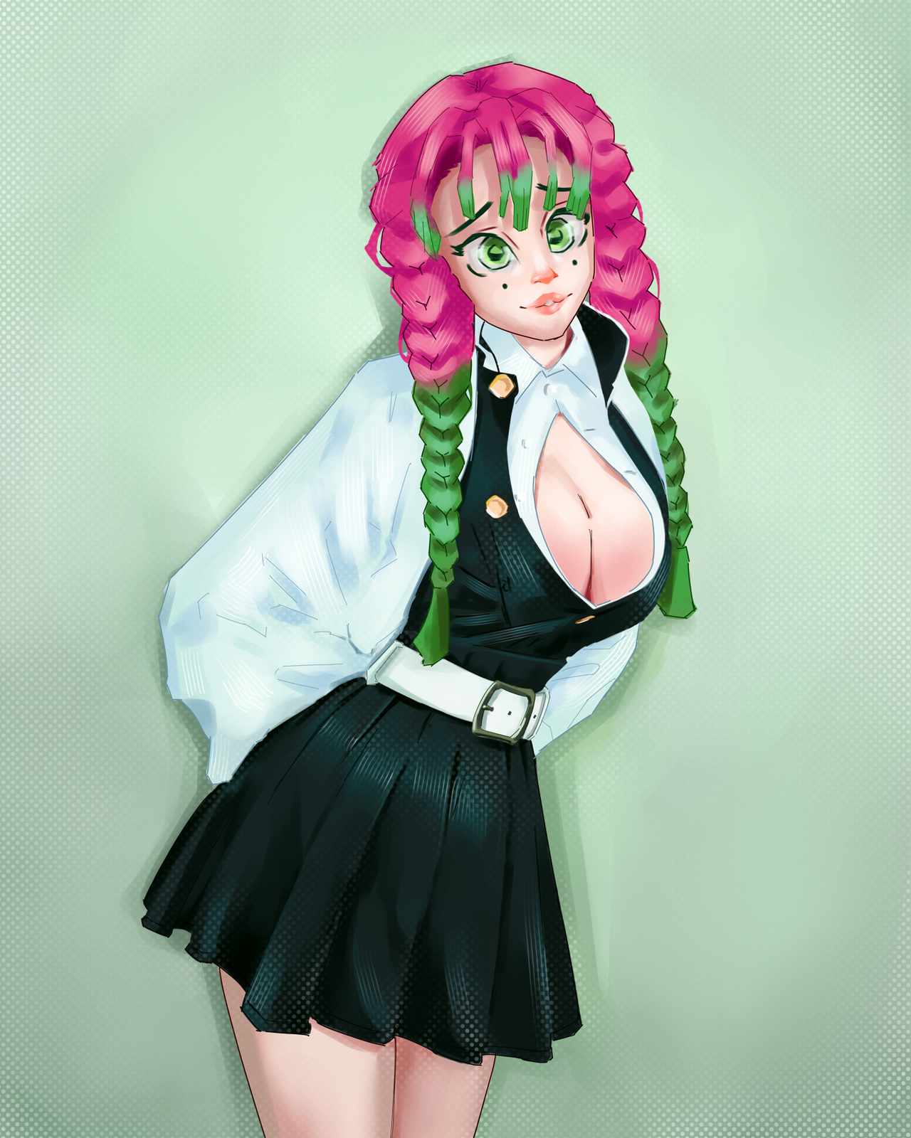 Demon Slayer Character Mitsuri Kanroji By Denfeltpen On Deviantart Demon Slayer Character Mitsuri Kanroji By Denfeltpen On Deviantart