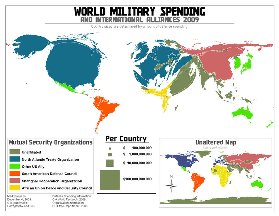 Mil Rate Map Military Spending Map by PrinzEugn on DeviantArt