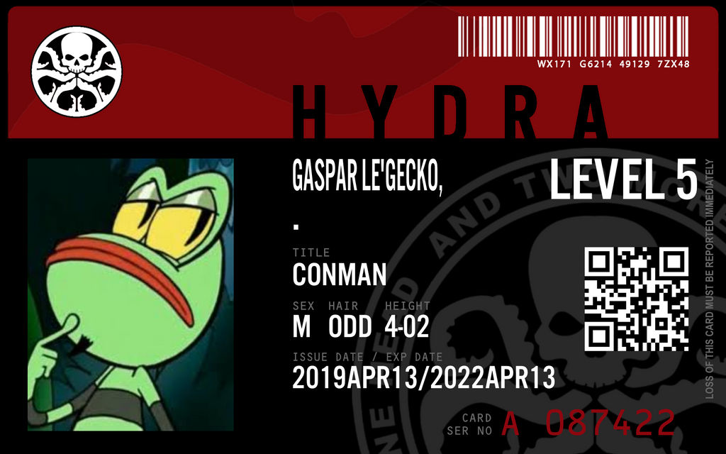 Hydra agent Gaspar Le'Gecko by connorm1 on DeviantArt
