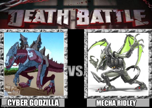 Death battle cyber Godzilla vs mecha Ridley by connorm1 on DeviantArt