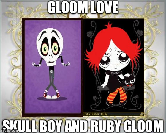 Ruby Boy Skull boy and Ruby gloom by connorm1 on DeviantArt