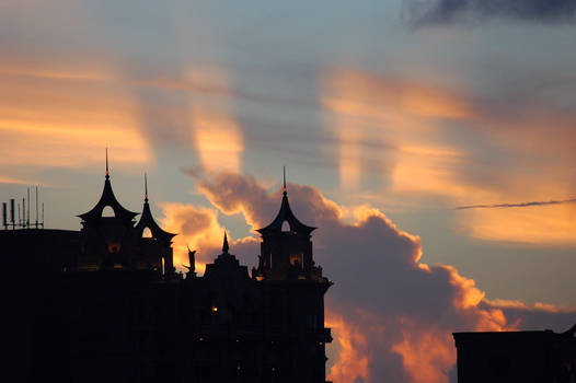 Sunset on Paradise Island