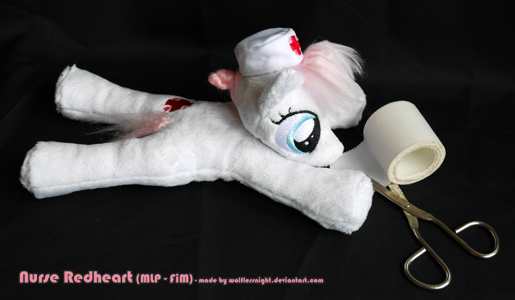 Nurse Redheart Beanie Plush