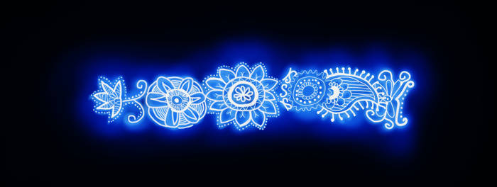 Glowing Pattern (Henna/Tattoo)