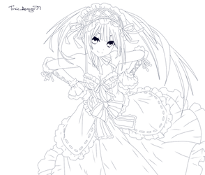 Lineart: Kurumi