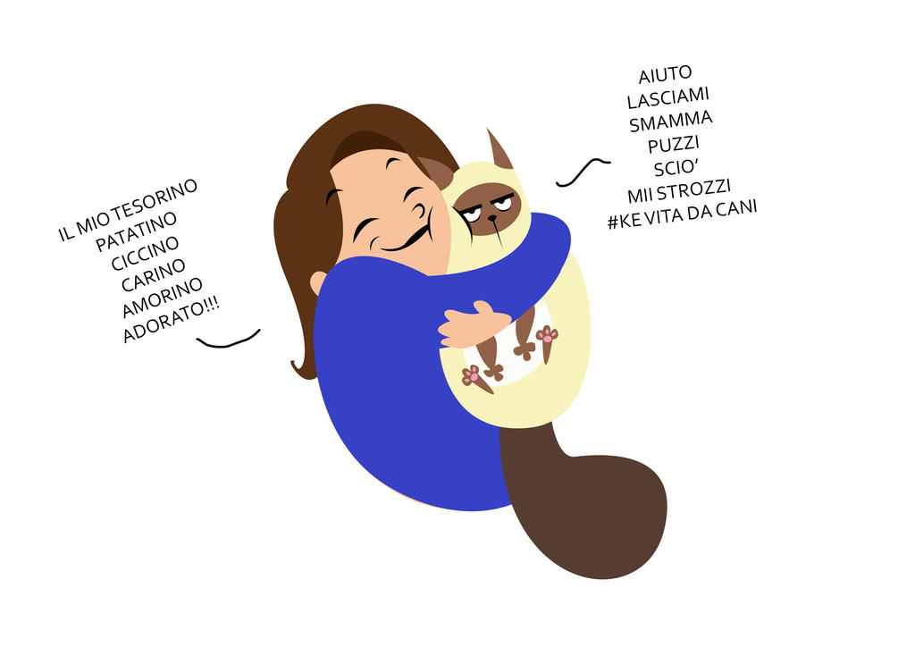 cat vs dog by pamua on DeviantArt