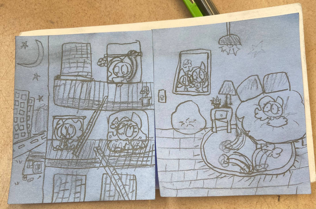 Some post-it drawings by ARandomCatArtist on DeviantArt