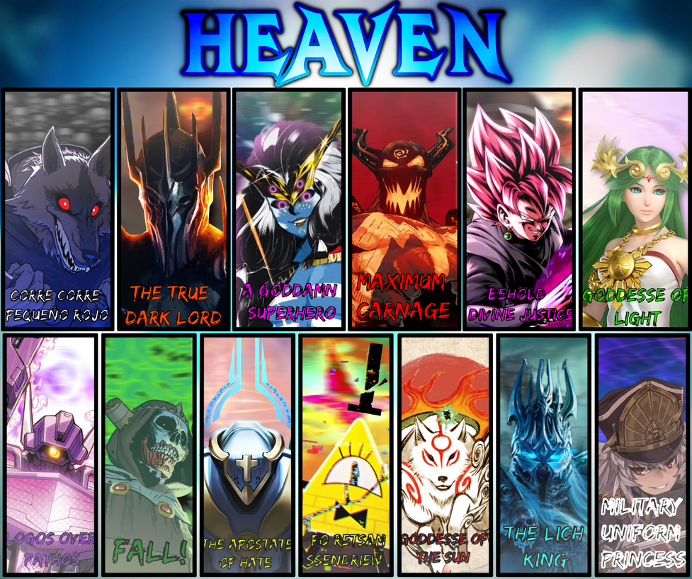 Record of Ragnarok Roster by CRINGEBOI88 on DeviantArt