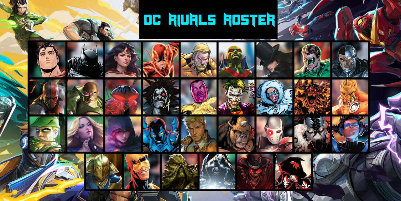 Dc Rivals Marvel Rivals DC Rivals Roster by CRINGEBOI88 on DeviantArt