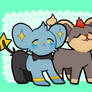 Litleo and Shinx