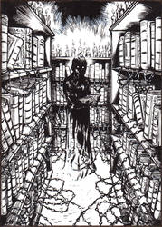 There's something in the chained library...