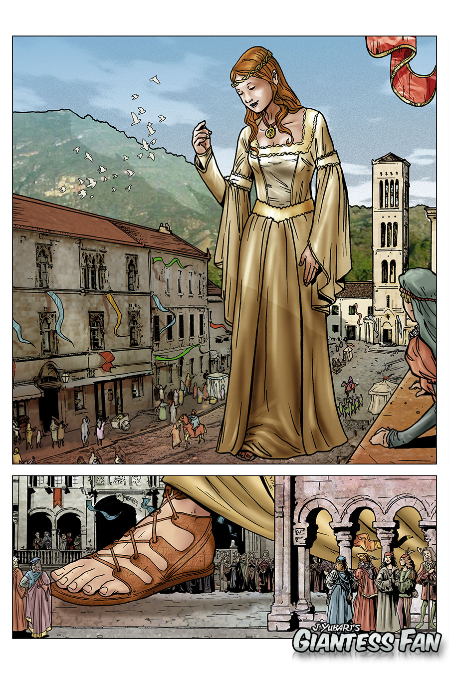 Royal Giantess Feet by on DeviantArt