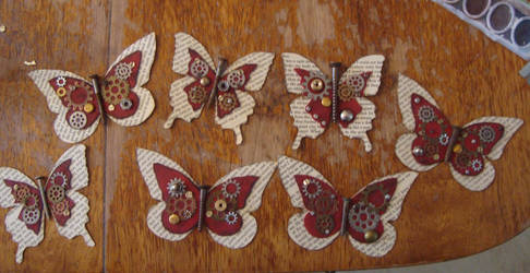 Army of Steampunk Butterflies!