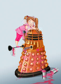 doctor who: the girl prefer a pink dalek