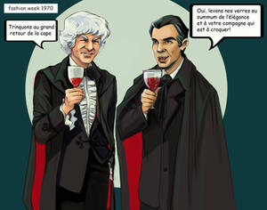 when third doctor meets Dracula