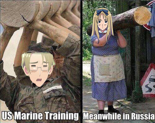 Hetalia-USA training Vs Belarus