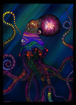 Ocular Octopus (digital color) 