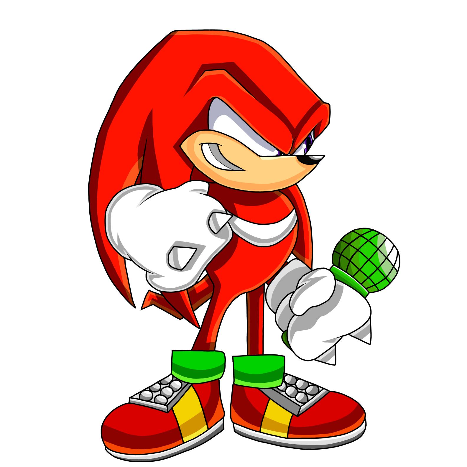 Custom RR Knuckles Idle. by TheShadowSquadron on DeviantArt