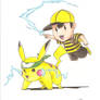 Ness and Pikachu