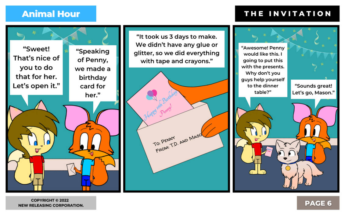 Animal Hour - The Invitation - Page 6 by TDSToons on DeviantArt