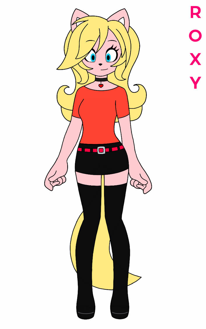 Roxy the Cat (Second Design) by TDSToons on DeviantArt