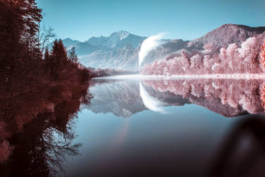 morning in infrared light by alien8y