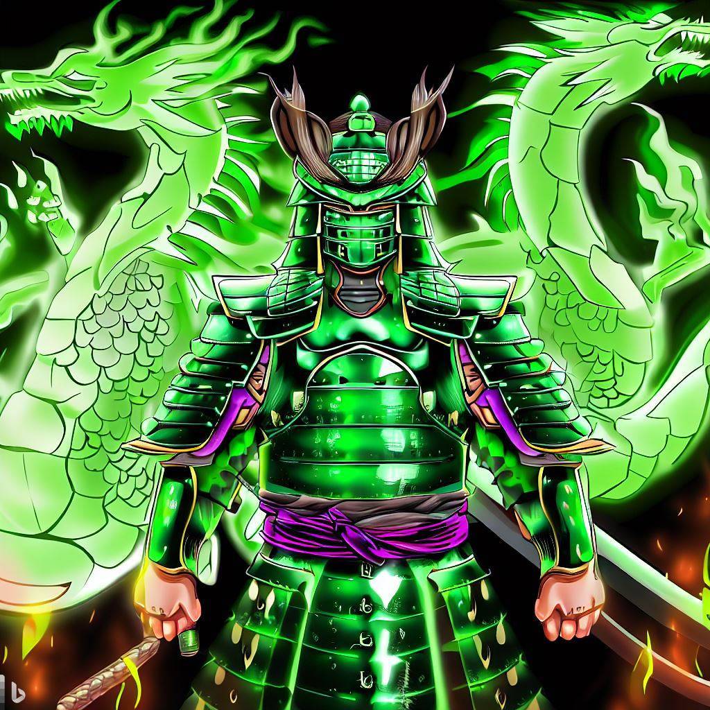Cod Green Samurai Green Dragon Samurai by 583302 on DeviantArt