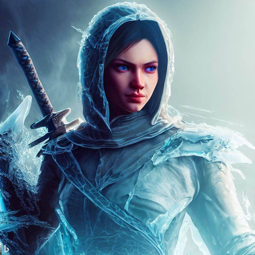 Female Ice Ninja 1 by 583302 on DeviantArt