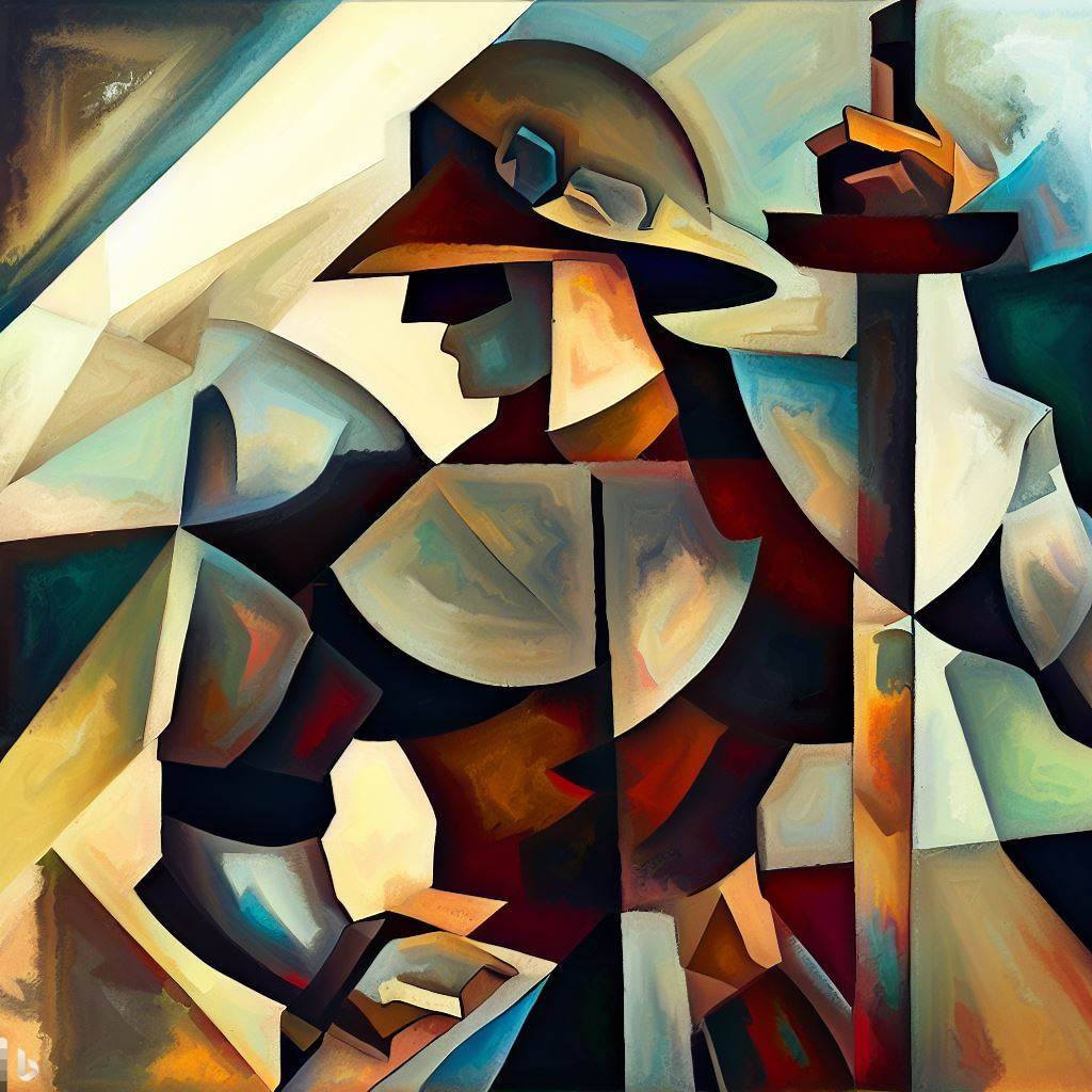 Cubism Racket Medieval Knight, Cubism by 583302 on DeviantArt