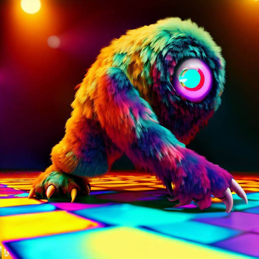 Disco Monster by 583302 on DeviantArt