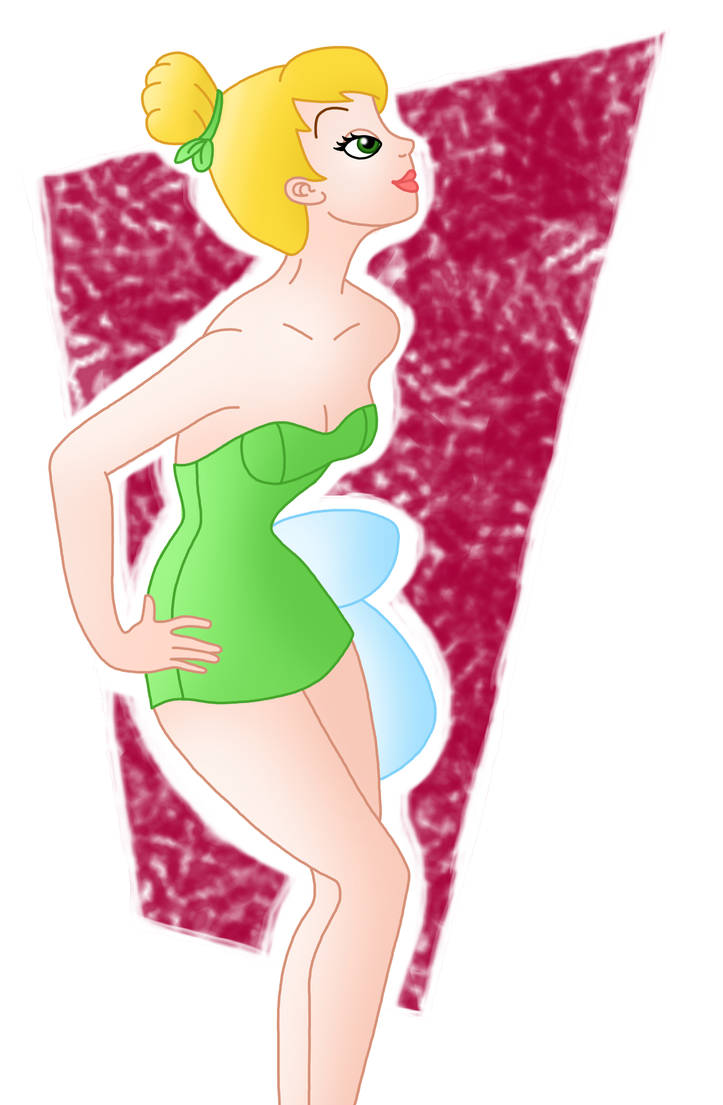 Pin-up Tinkerbell by Willemijn1991 on DeviantArt.