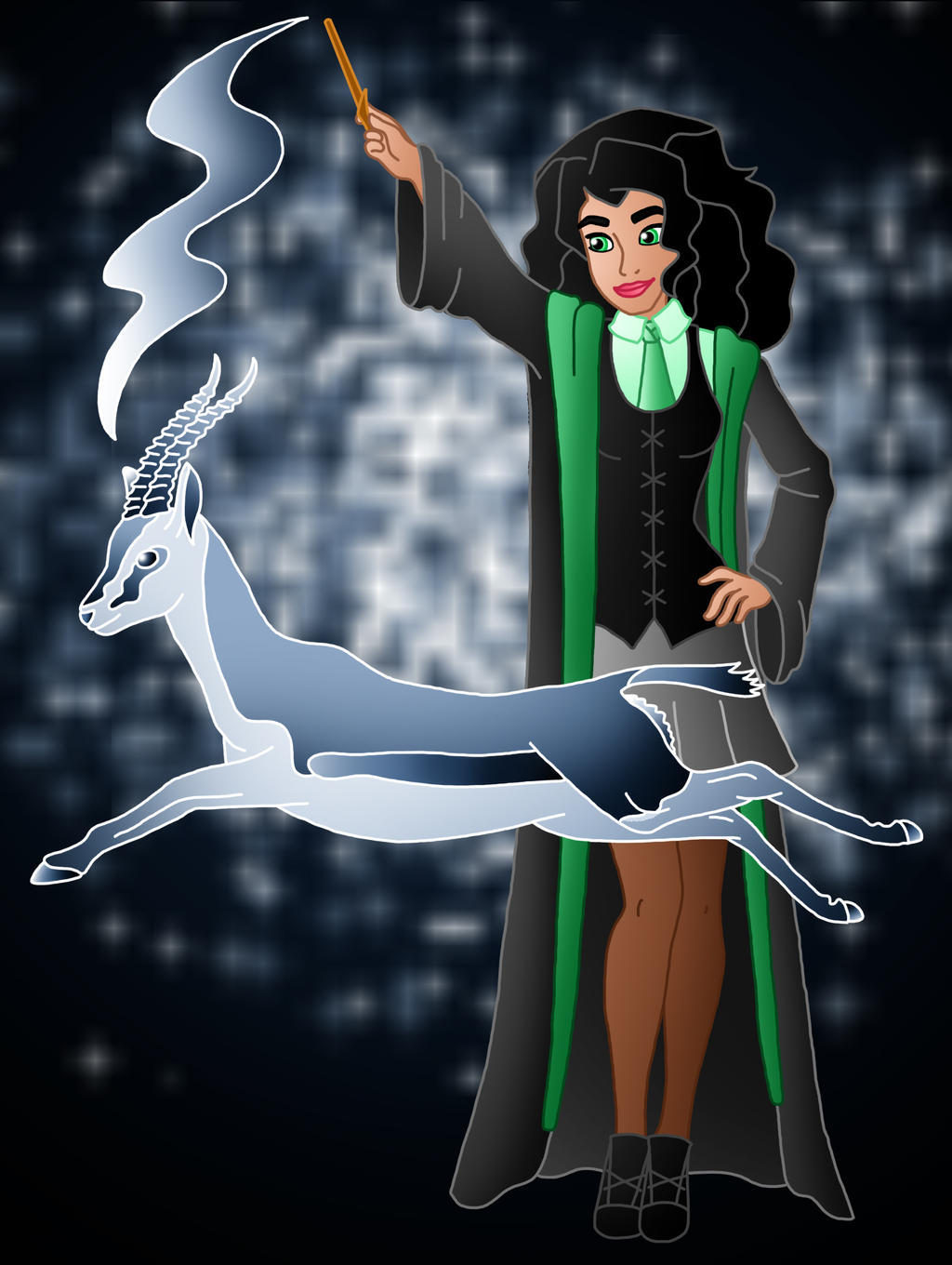 Disney Hogwarts students: Esmeralda