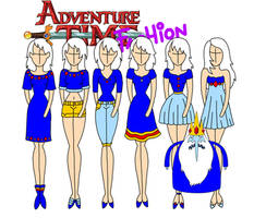 Adventure time fashion: Ice king