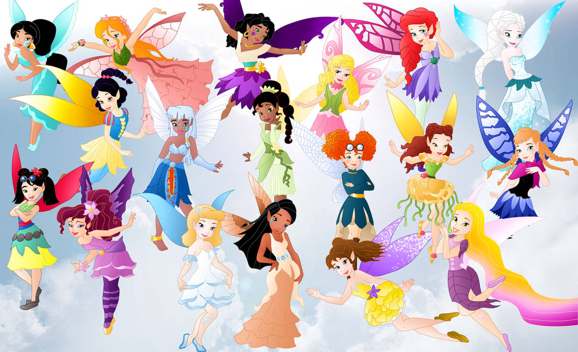 Princecss Faeries All Princess Fairies by Willemijn1991 on DeviantArt
