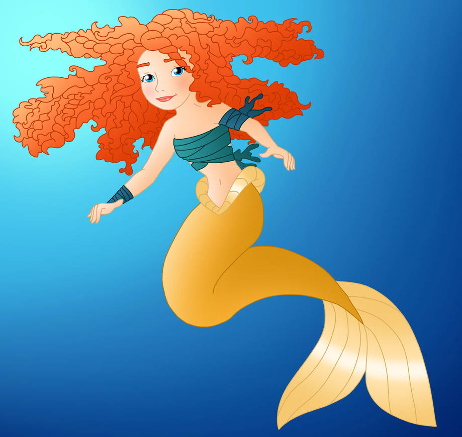 Disney Mermaids: Merida by Willemijn1991 on DeviantArt