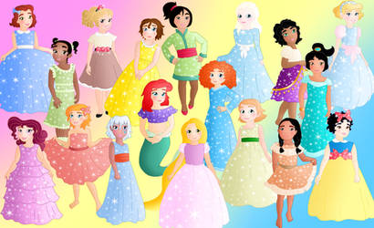 All the little princesses by Willemijn1991
