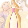 disney fusion: Belle and Rapunzel