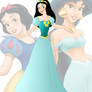 disney fusion: Jasmine and Snow White