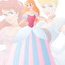 disney fusion: Ariel and Cinderella
