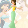 disney fusion: Belle and Jasmine