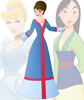 disney fusion: Cinderella and Mulan