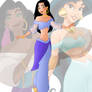 disney fusion: Esmeralda and Jasmine