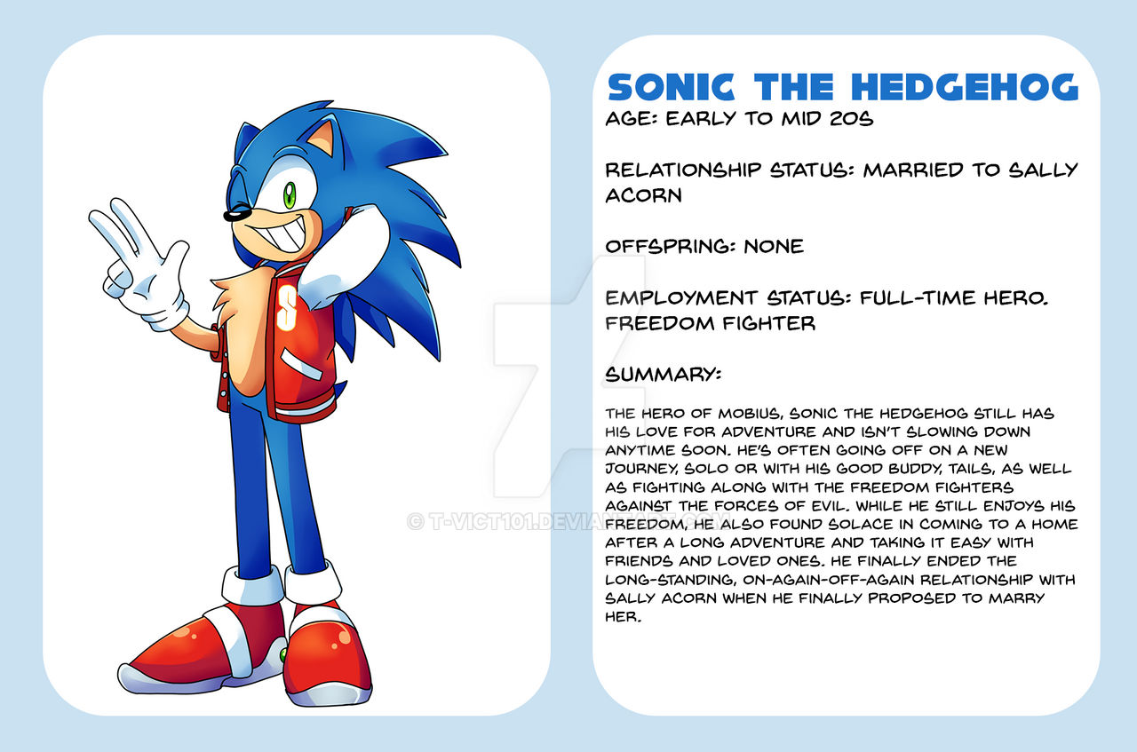 Proto arts (📌c0mms open 2/10 slots) on X: This is my headcanon for Sonic's  age  / X