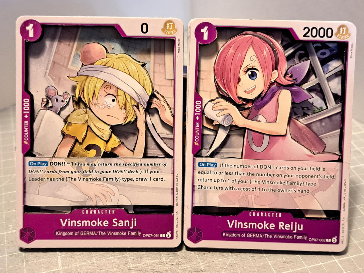 One Piece 3D Cards Vinsmoke Sanji and Reiju by PackFillerRecycle on DeviantArt One Piece 3D Cards Vinsmoke Sanji and Reiju by PackFillerRecycle on DeviantArt