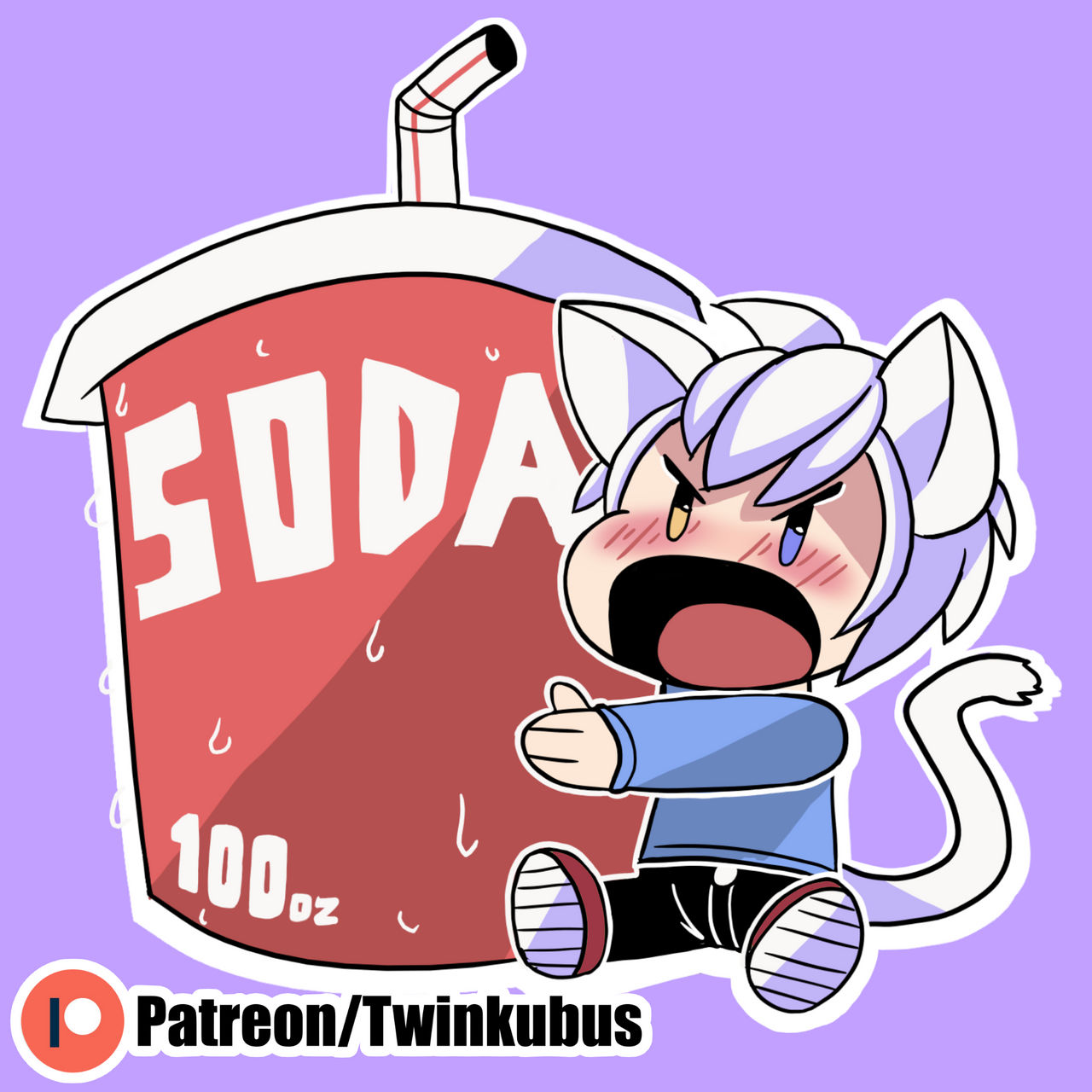 CatBoy and his BIG SIP by RealTwinkubus on DeviantArt