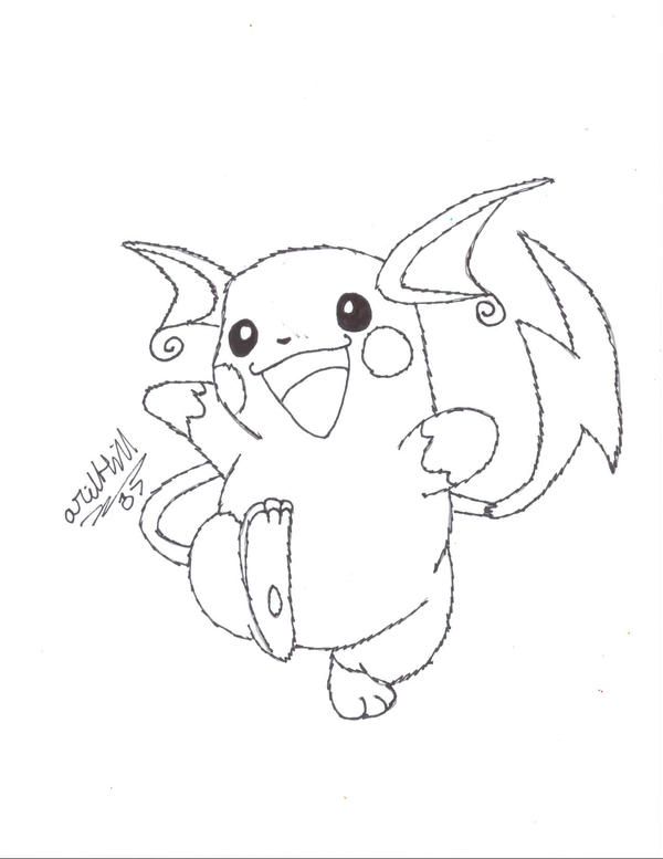 Raichu Template By Akatsuki44 On DeviantArt