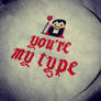 You're My Type - Cross Stitch